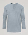 Heather Gray Tall Classic Long Sleeve Henley