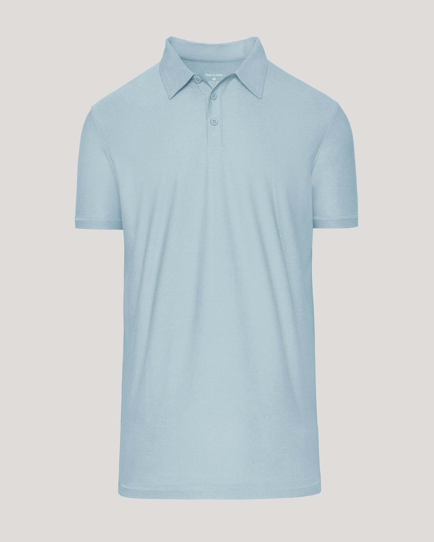 Arctic Short Sleeve Tall Active Polo, light-blue, laid flat, classic design.