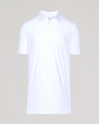 Tall Active Polo - White