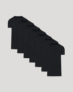 Black Tall Premium Pima Crew Neck 7-Pack