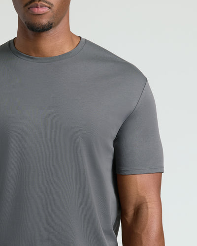 Tall Premium Pima Crew Neck - Carbon