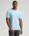 Tall Premium Pima Crew Neck Tee on fit man, showcasing refined fit.