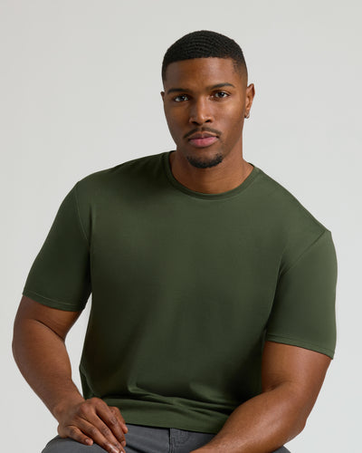 Tall Premium Pima Crew Neck - Grove