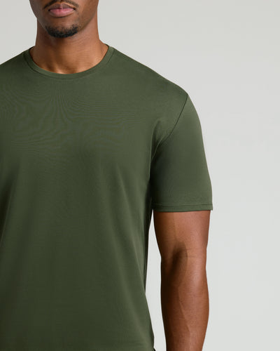 Tall Premium Pima Crew Neck - Grove
