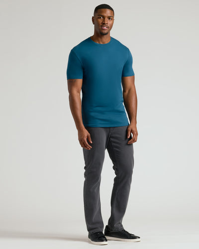 Tall Premium Pima Crew Neck - Lagoon