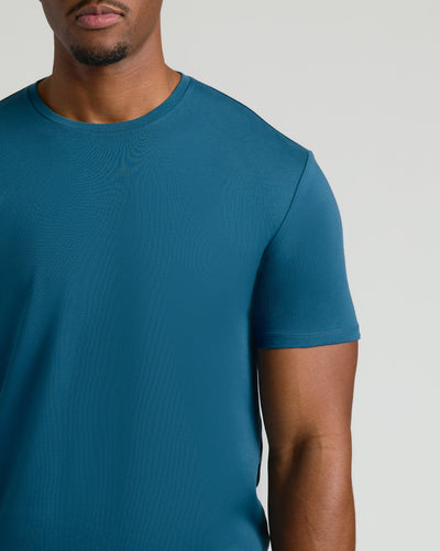 Tall Premium Pima Crew Neck - Lagoon