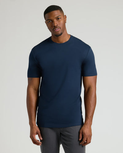 Tall Pima Cotton Blend Crew