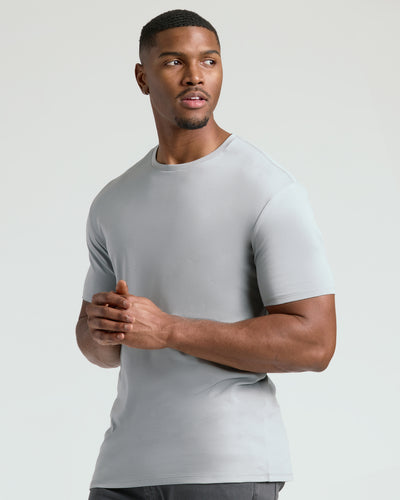 Tall Premium Pima Crew Neck - Steel