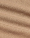Tahini Tall Premium Pima Crew Neck knit fabric close-up, showcasing texture.