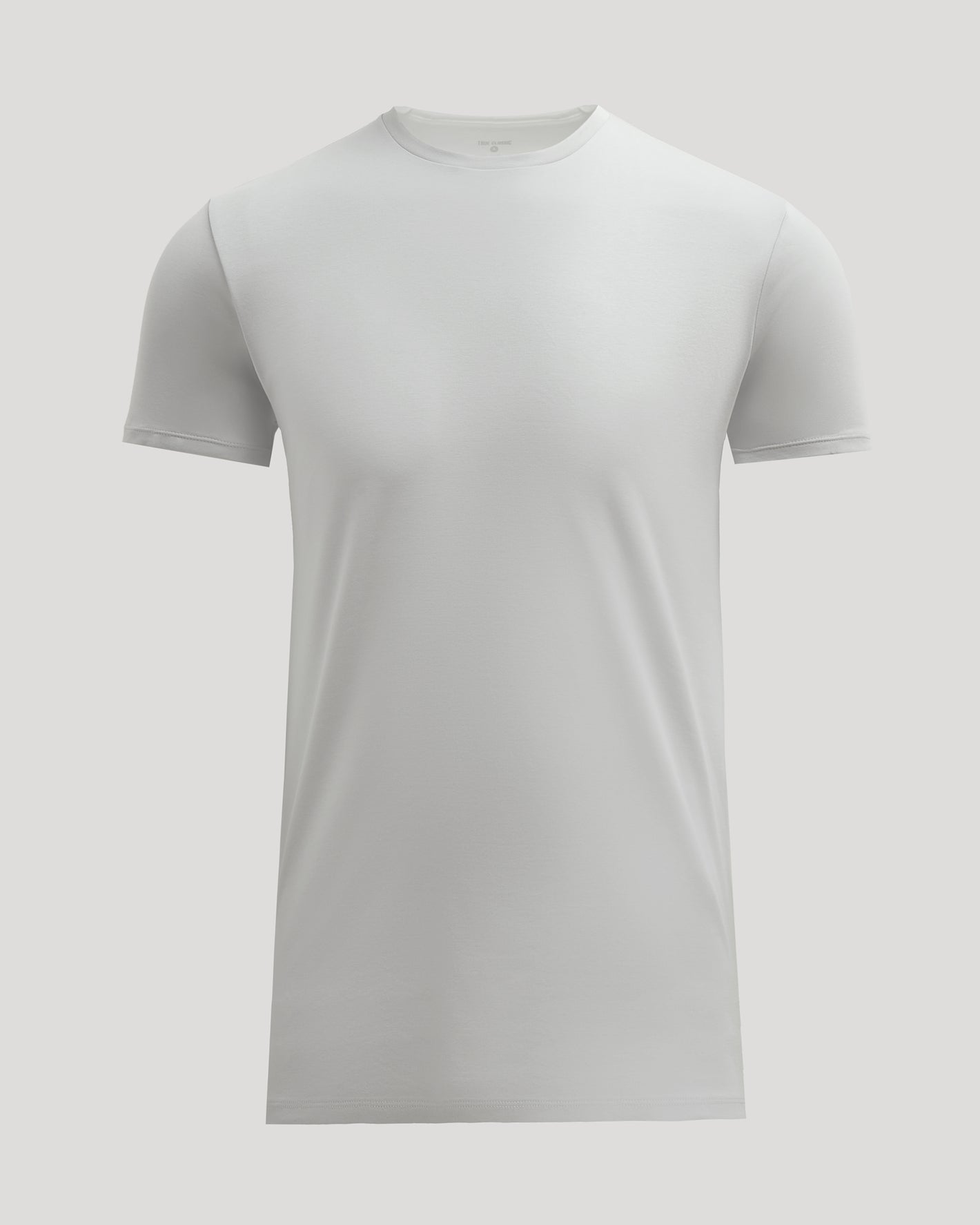 Vapor Tall Premium Pima Crew Neck, plain white, short-sleeved T-shirt.