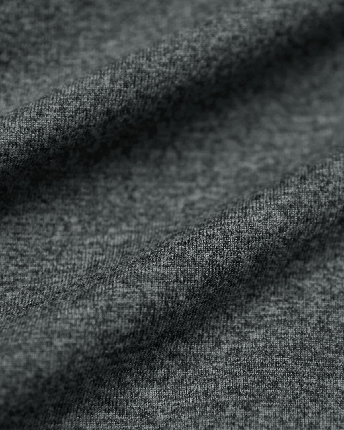 Charcoal Heather Gray Tall Active Joggers, close-up of knit texture.