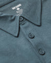 Tempest Tall Pima Polo with stitched collar and button placket.