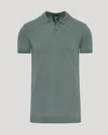 Men’s Moss Tall Dressy Polo with a classic collar and two-button placket.
