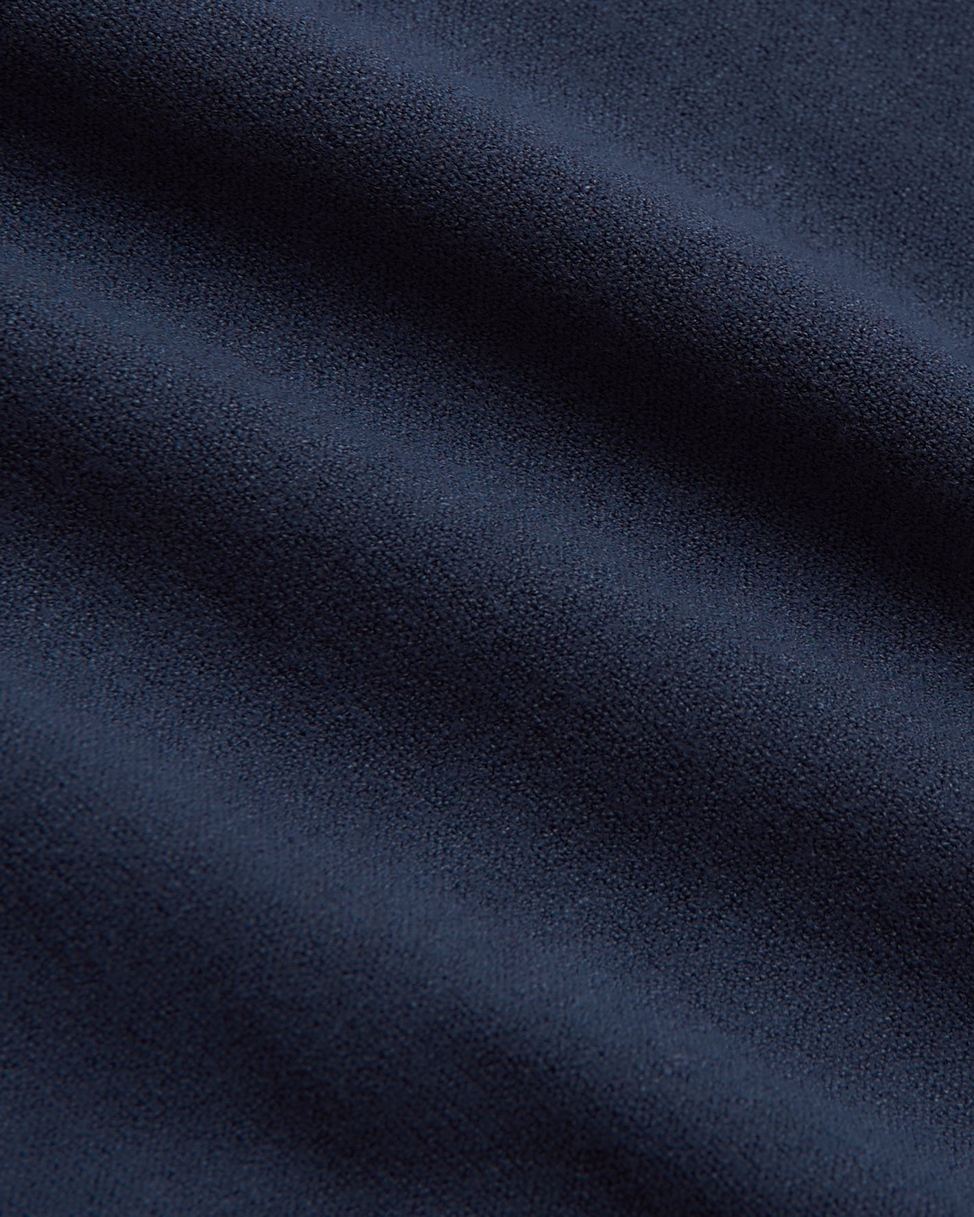 Navy Tall Dressy Polo with textured, micro-suede-like fabric and gentle folds.