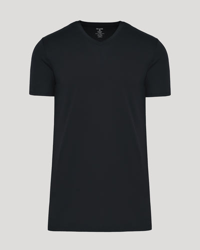 Tall Premium Pima V-Neck - Black