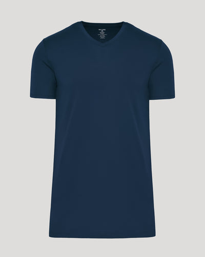 Tall Premium Pima V-Neck - Navy