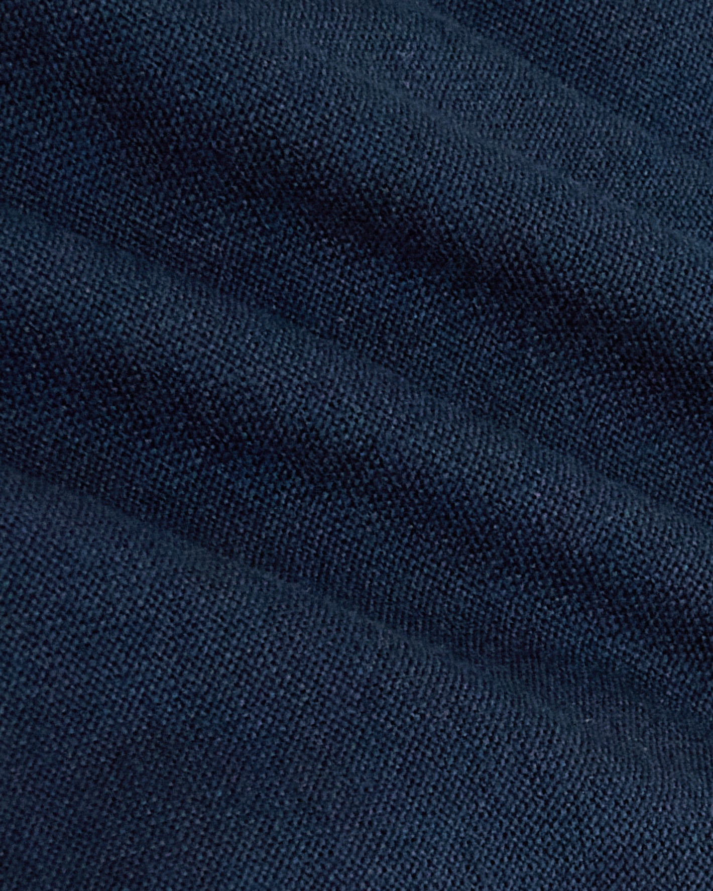 Navy Tall Active V-Neck fabric, showcasing fine texture and soft folds.