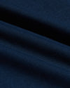 Navy Tall Premium Pima Crew Curved Hem in silky, textured knit fabric.