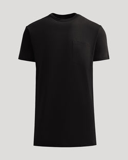 Black Tall Heavyweight Pocket Crew