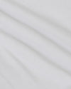 White Tall Heavyweight Curved Hem Crew