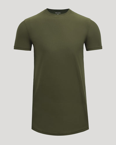 Tall Active Curved Hem Crew