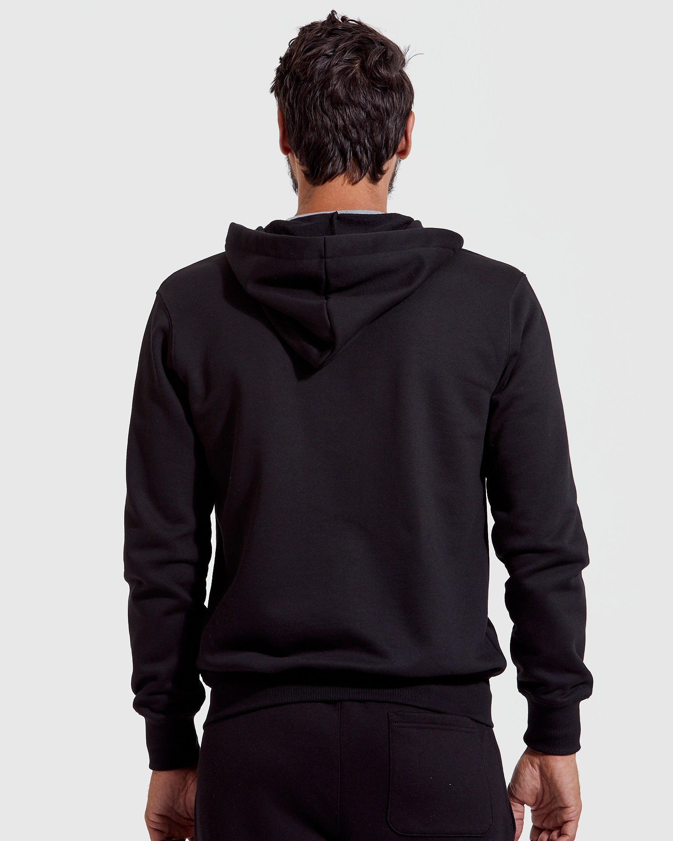 Black Fleece French Terry Zip Hoodie - True Classic