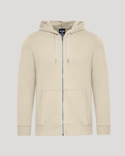 Fleece Full Zip Hoodie - Dune