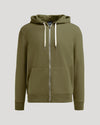 Military Green Fleece French Terry Zip Hoodie