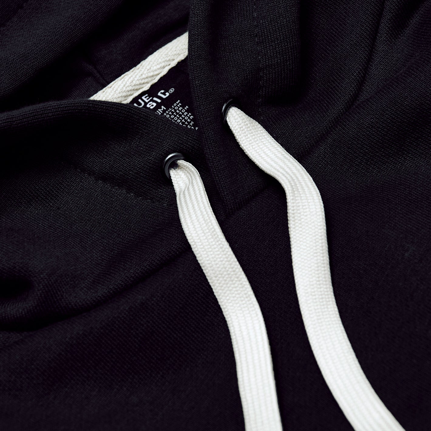 Black Fleece French Terry Pullover Hoodie