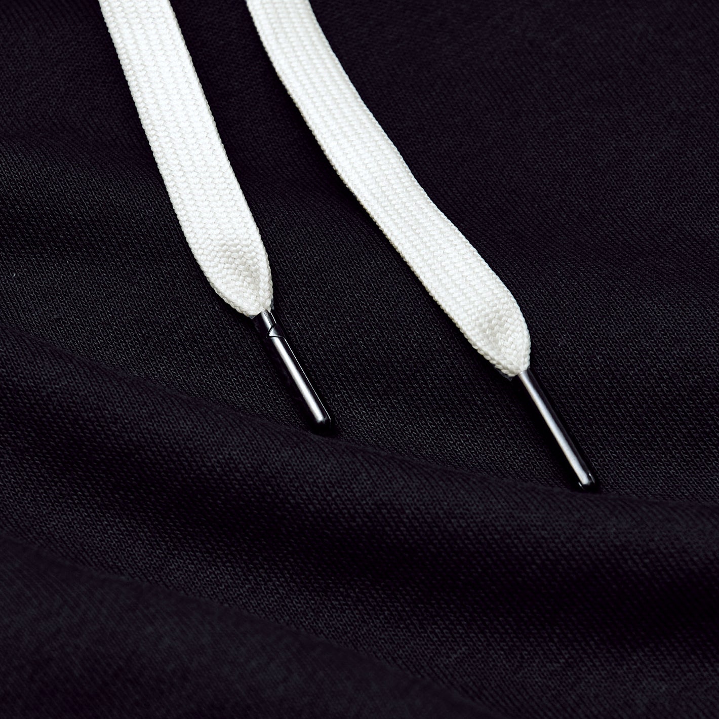 Black Fleece French Terry Pullover Hoodie