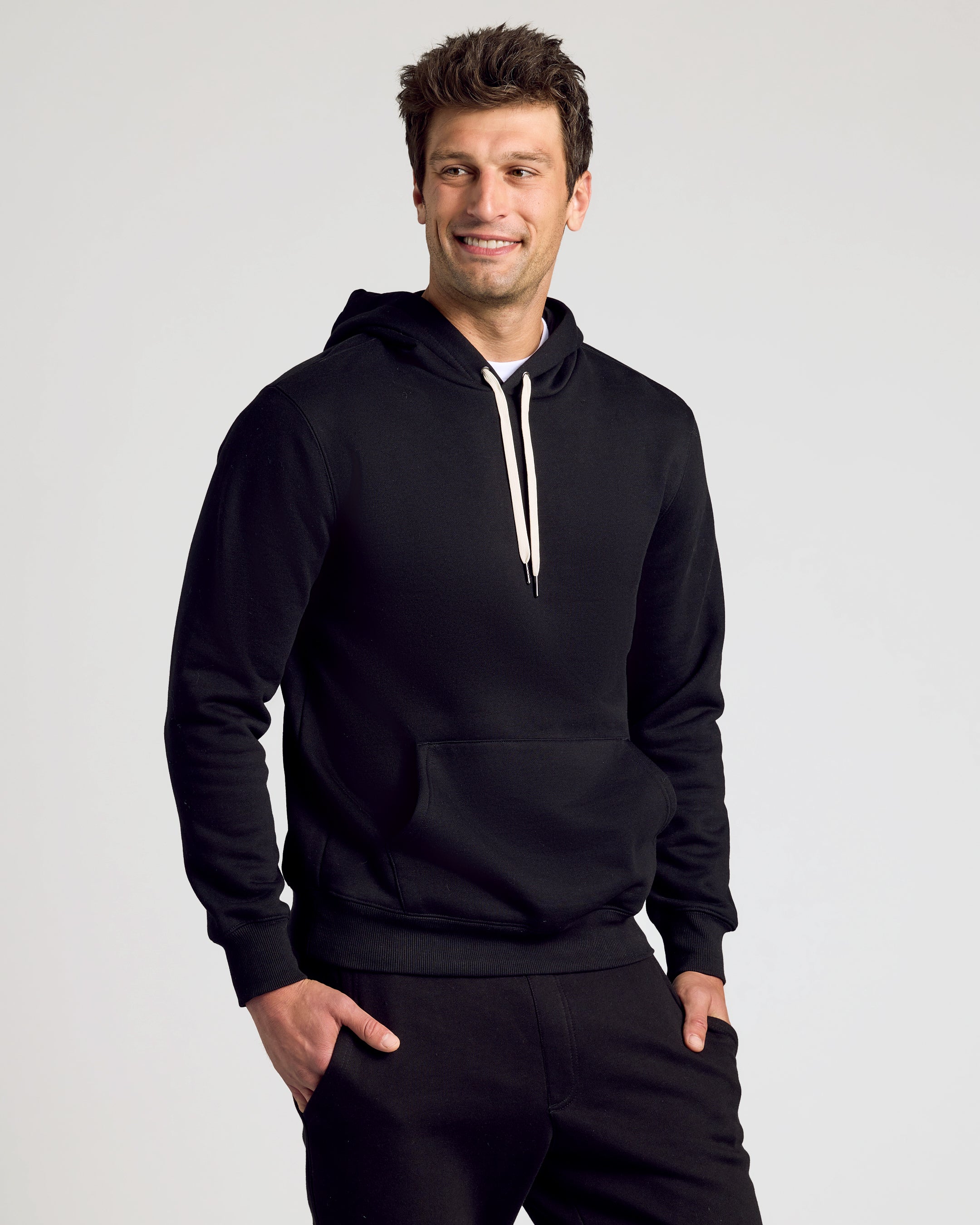 Black Fleece French Terry Pullover Hoodiee | Black Fleece French