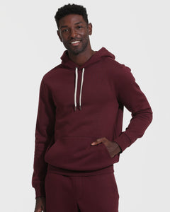 True ClassicMahogany Fleece French Terry Pullover Hoodie