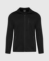 Black Sweater Fleece Jacket