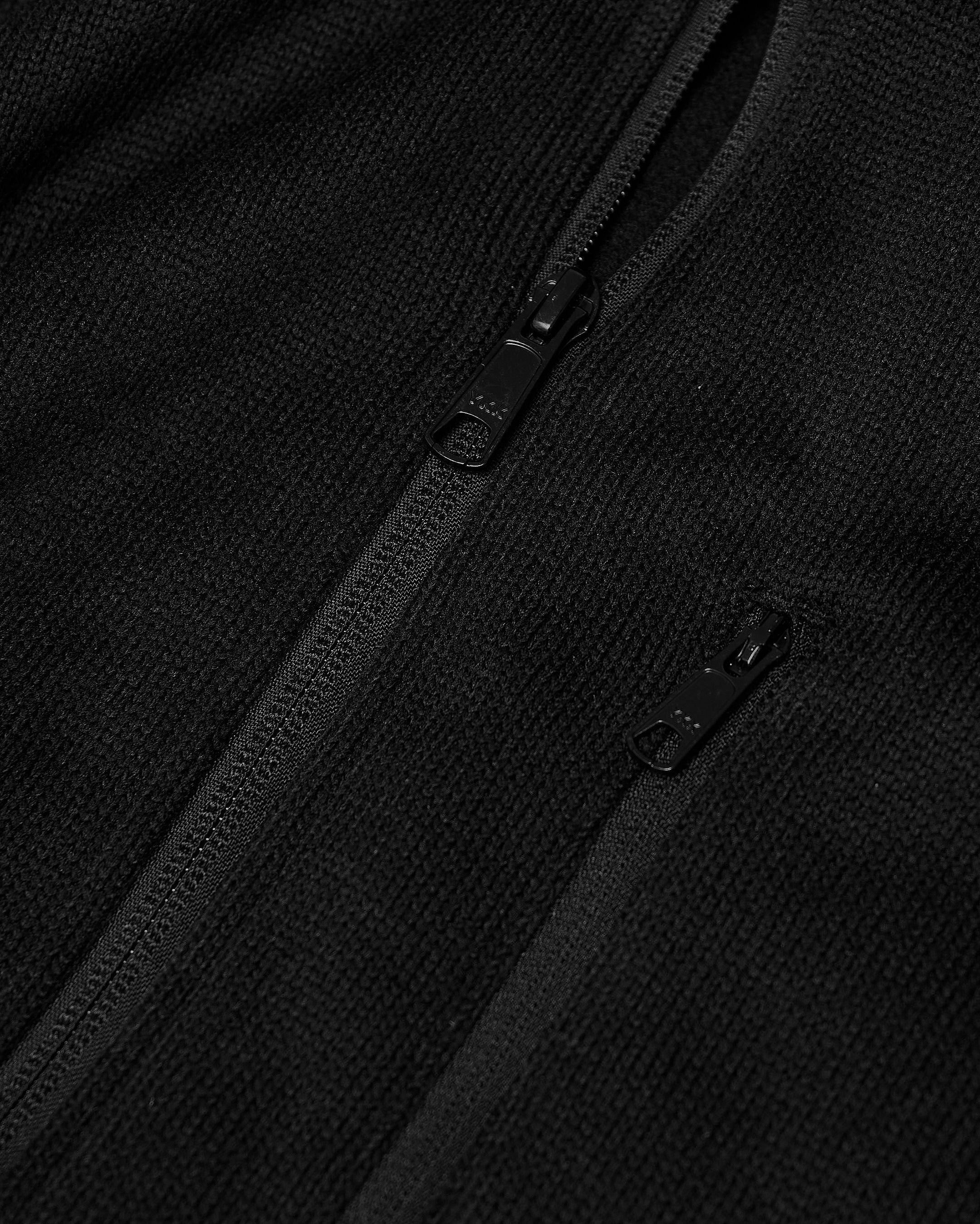 Black Sweater Fleece Jacket