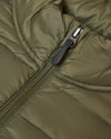 Veste doudoune vert militaire