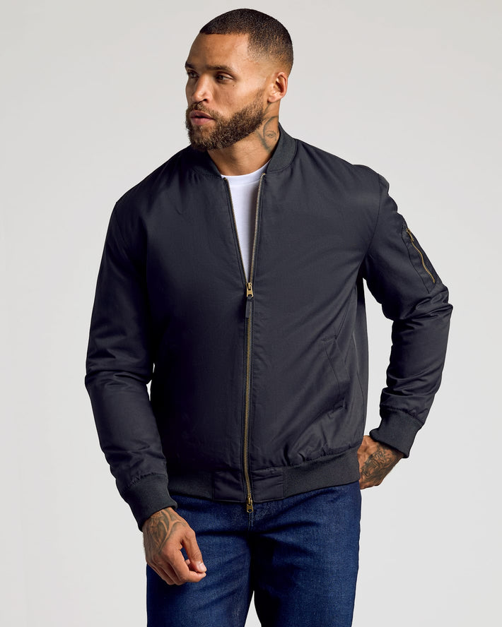 Verri Black Cotton Men Bomber Jacket main image 0