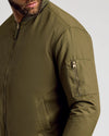 Veste d&#39;aviateur vert armée