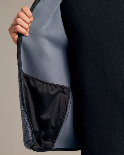 Veste zippée complète en sherpa - Stormy