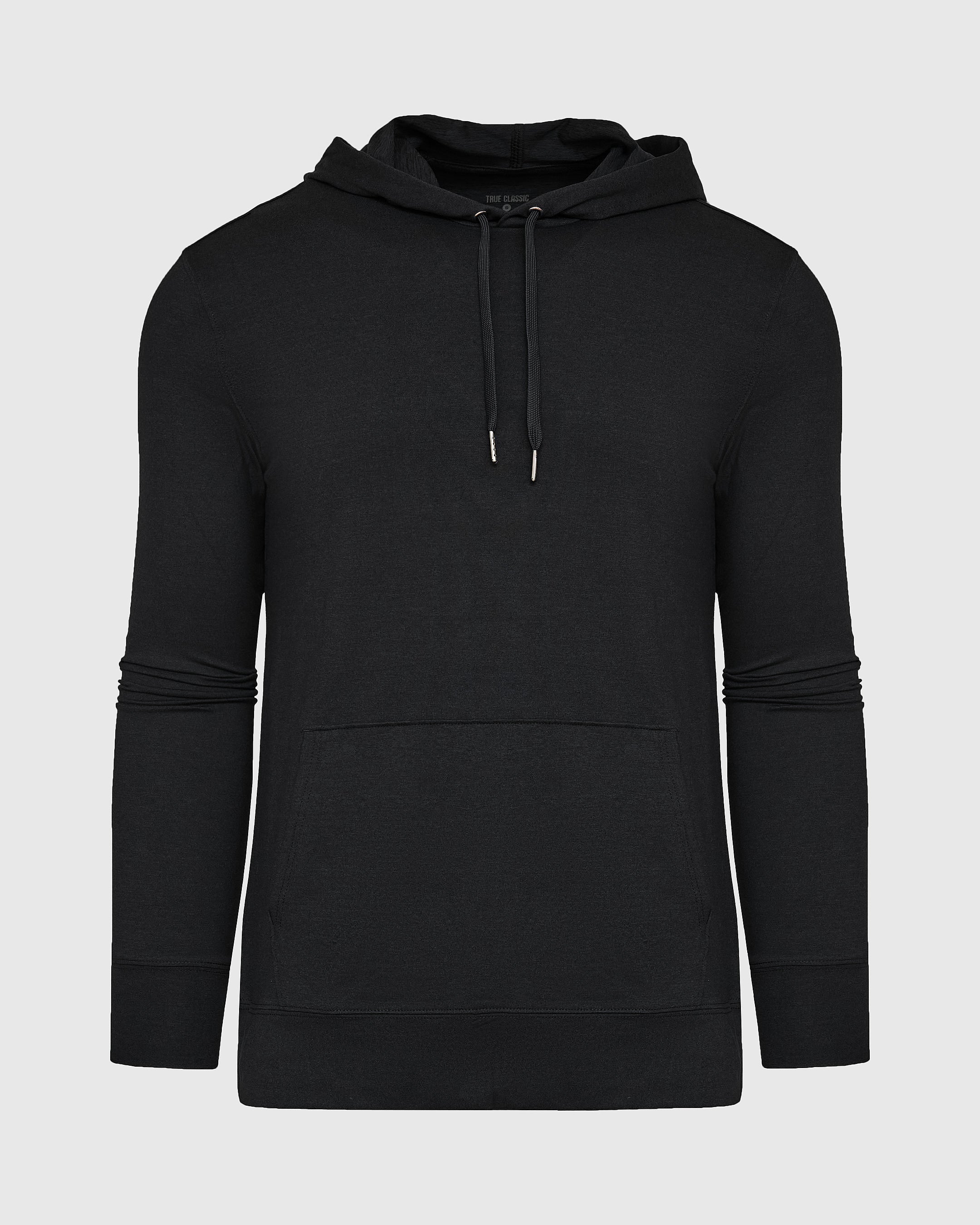 Black Active Comfort Pullover Hoodie Black Active Comfort Pullover