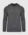 Charcoal Heather Active Comfort Full Zip Hoodie