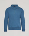 Fiord Half Zip Fleece Sweatshirt with stand-up collar and kangaroo pocket.