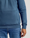 Fiord Half Zip Fleece Sweatshirt with pouch pocket and relaxed fit.