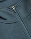 Neptune Half Zip Fleece Sweatshirt with metal zipper and pocket seam.