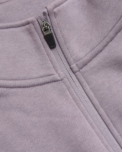Fleece Half Zip Sweatshirt - Thistle