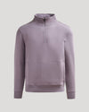 Thistle Half Zip Fleece Sweatshirt with ribbed cuffs and kangaroo pocket.