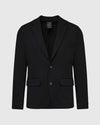 Blazer cómodo de punto negro