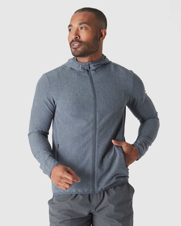 Unisex Pro Fleece Full-Zip Jacket - Navy Heather main image 0