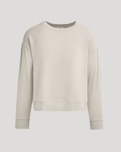 Slouch Pullover Crew - Oatmeal