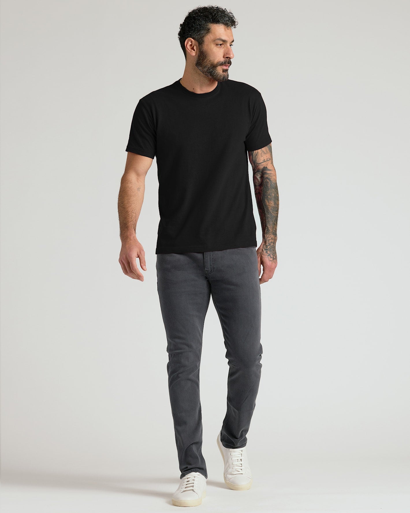 Gray Wash Slim Comfort Stretch Jeans