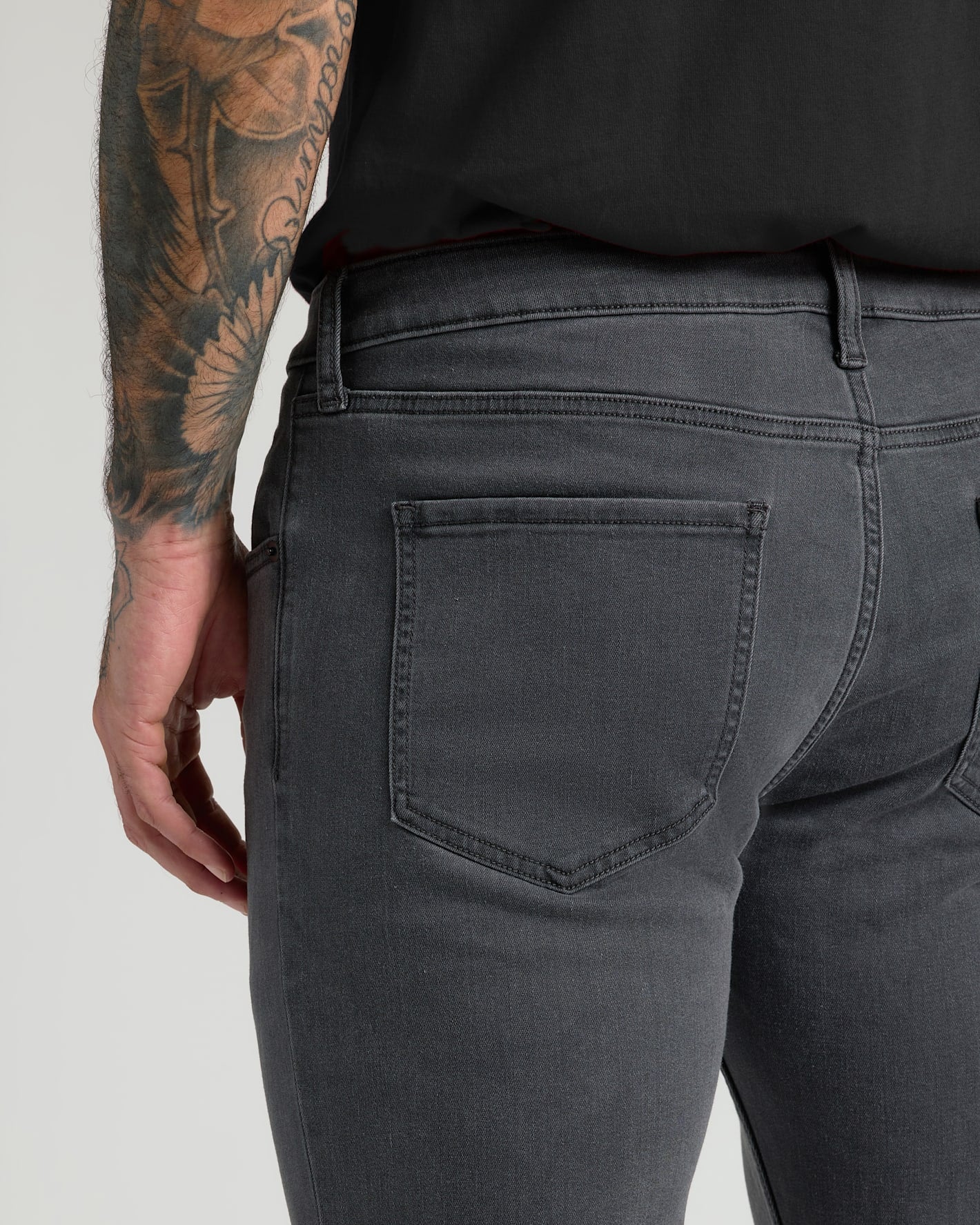 Gray Wash Slim Comfort Stretch Jeans